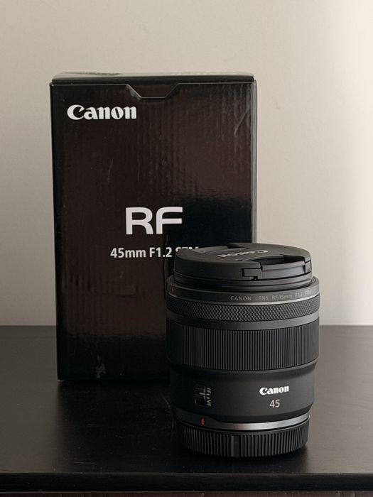 Canon RF 45mm 1.2 nova nunca usada