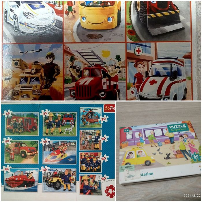 Пазли .Пазли професія. Кубики впізнай поофесію