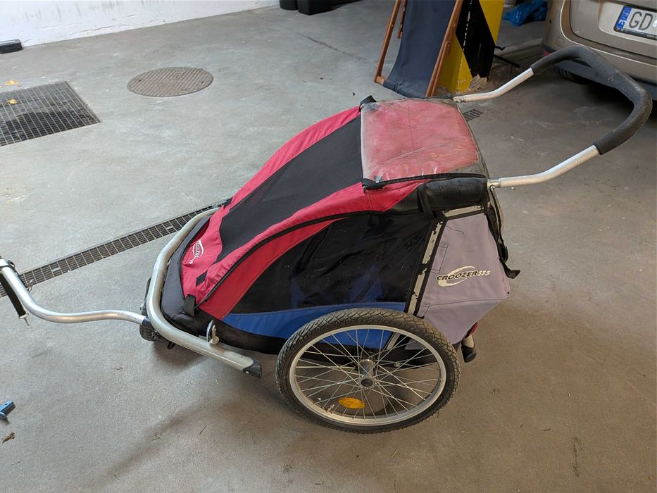 Przyczepka rowerowa składana Croozer 535