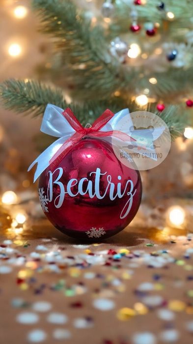Bolas de Natal personalizada