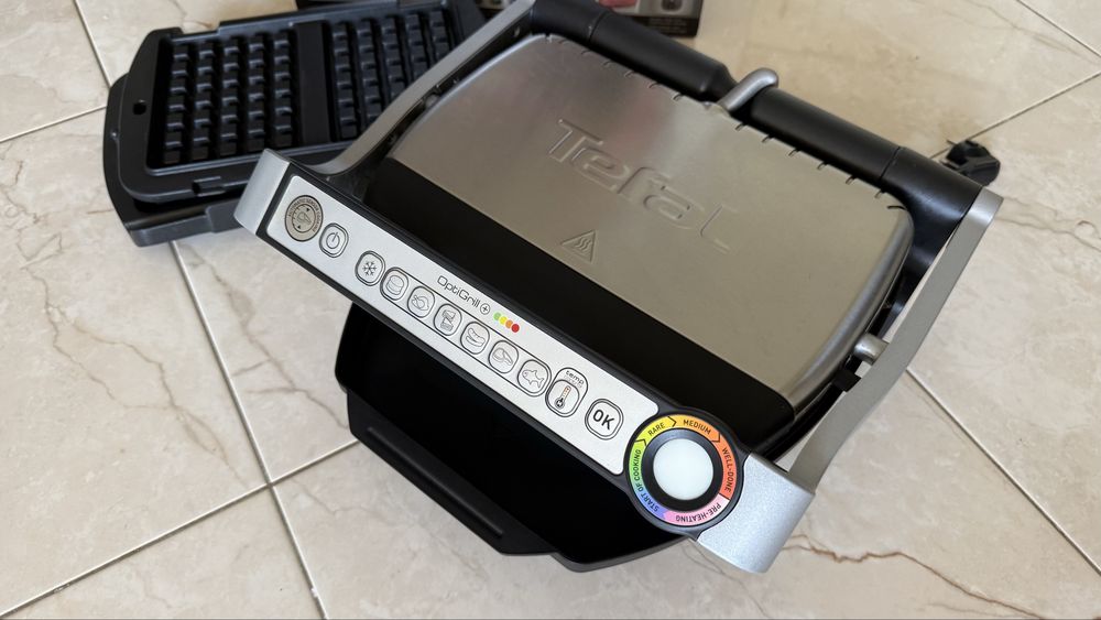 Гриль-барбекю електричний Tefal OptiGrill+