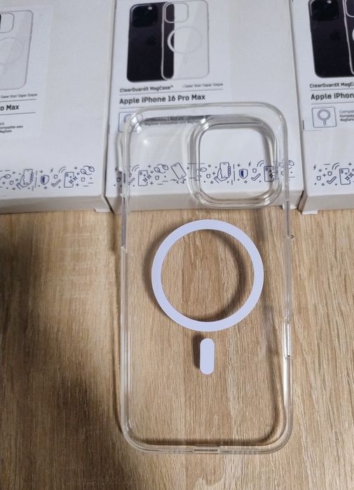 NOWE etui 3mk do iPhone 16 Pro Max z MagSafe silikon bezbarwny