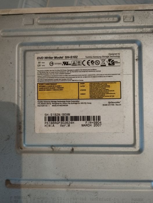 Gravador leitor Dvd Toshiba samsung