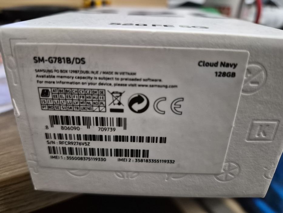 Samsung s 20 FE 5G 6/128gb SM-G781B/DS