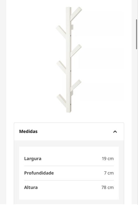 Cabide de Parede IKEA TJUSIG