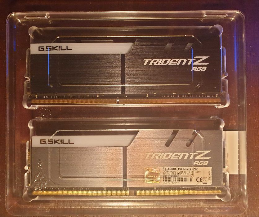 G.SKILL Trident Z RGB RAM Memory 32GB (2x16GB) DDR4-4000MHz64586494240131122