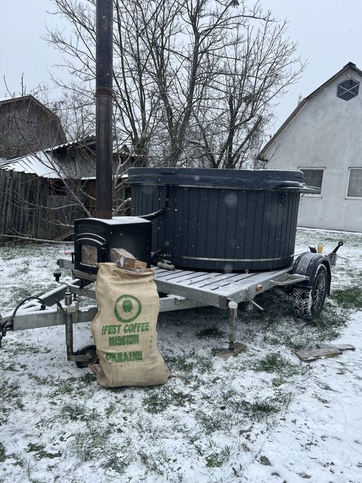 Чан на колесах подобово | гарячий чан з доставкою