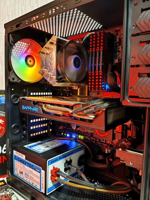 •ТОПОВИЙ•Ігровий ПК•Core I7•16GB-ОЗУ•SSD•Rx570(8GB)•Комп•Системник•