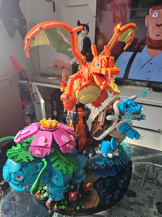 Pokemon Venusaur, Charizard e Blastoise LEGO