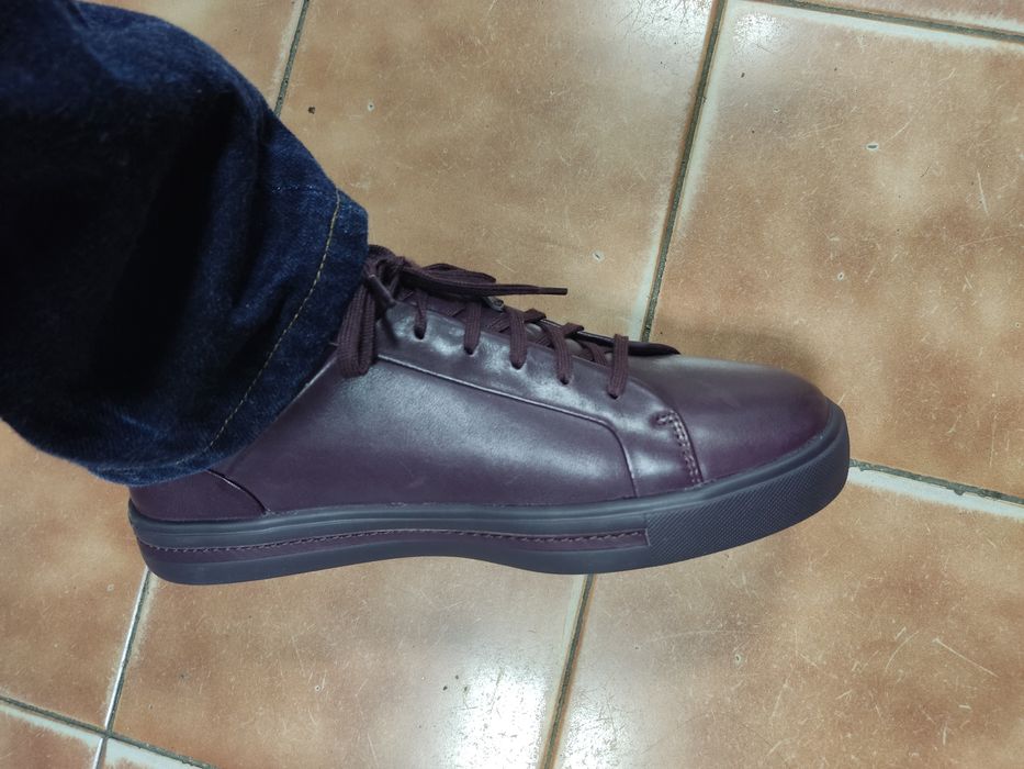 Сникерсы туфли Clarks unstruktured  кожа ортопедические 41р.