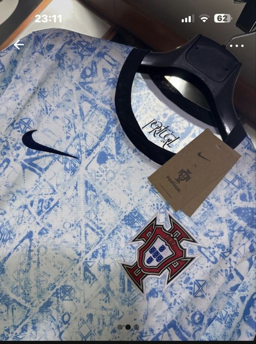 Camisola da selecao de portugal azuleijos