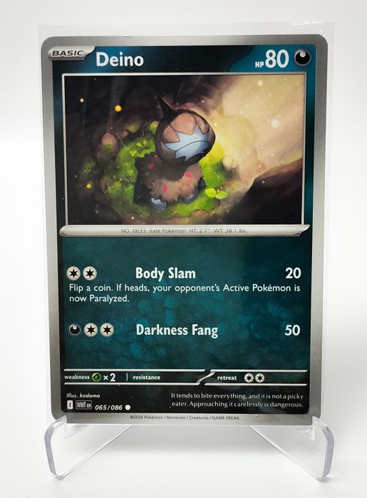 Deino 065/086 karta pokemon White Flare