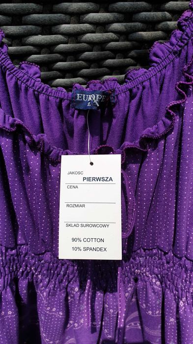 Tunika fioletowa rozm XL