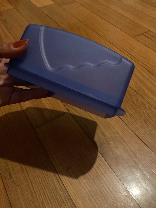 Manteigueira azul - Tupperware
