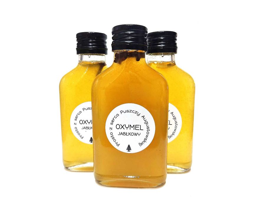 Oxymel jabłkowy prosto z serca Puszczy Augustowskiej Oksymel x3