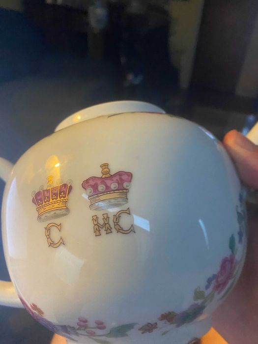 bule vista alegre mottahedeh peça brasonada