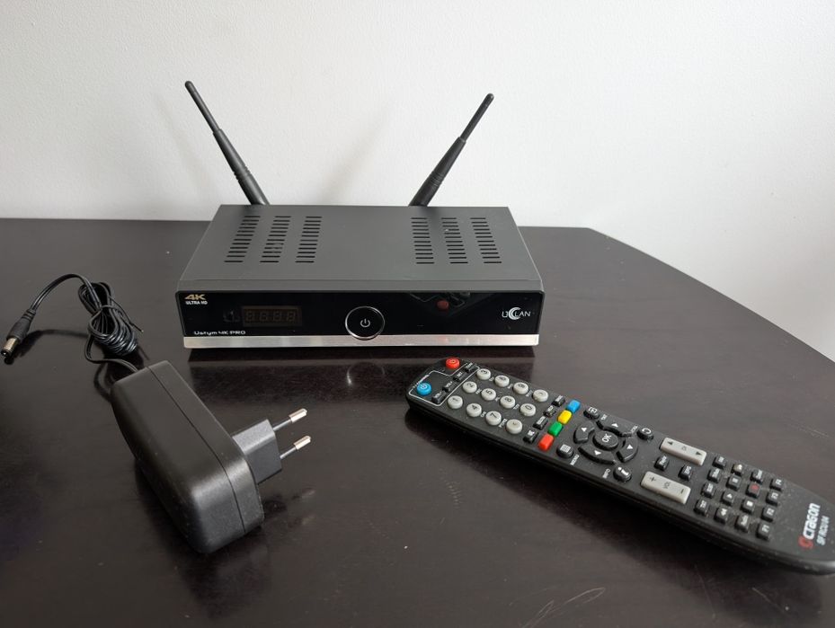 Tuner tv satelitarnej uClan Ustym 4K PRO - gotowy do pracy!