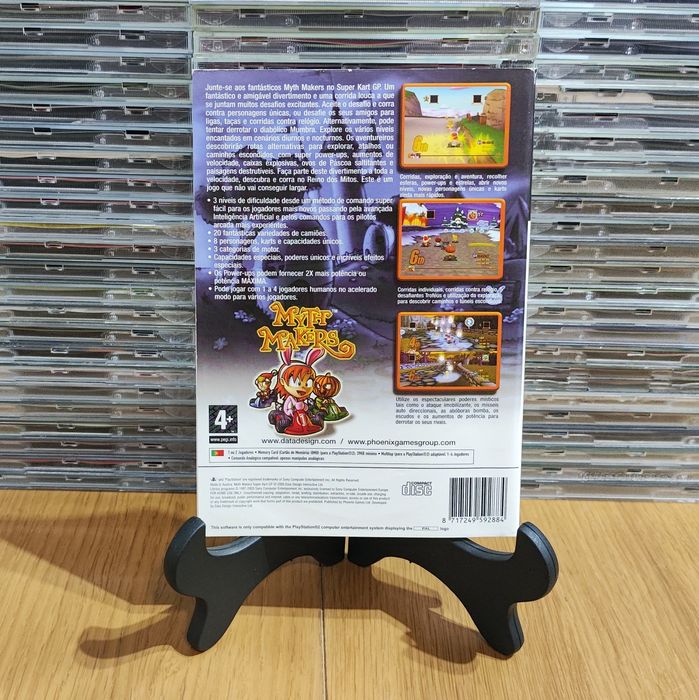 Myth Makers Super Kart Gp Capa Original PS2