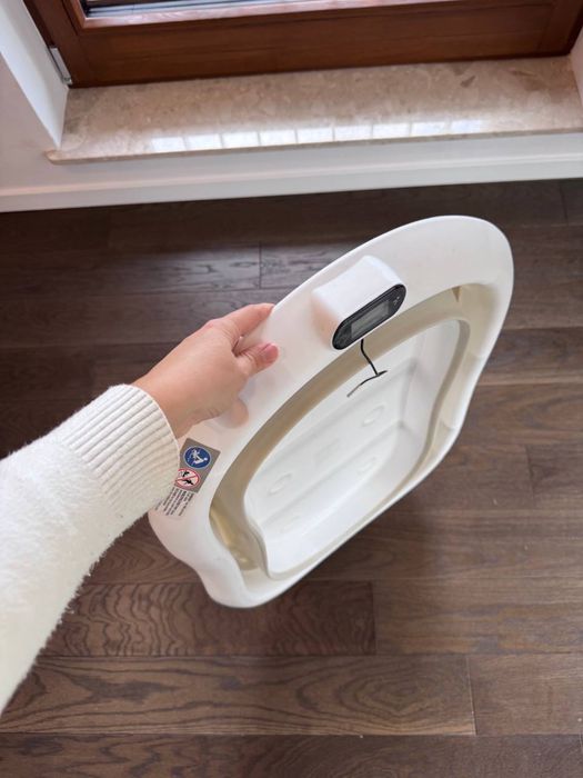 Wanienka PRIMABOBO składana dla dziecka ze stojakiem – beżowa