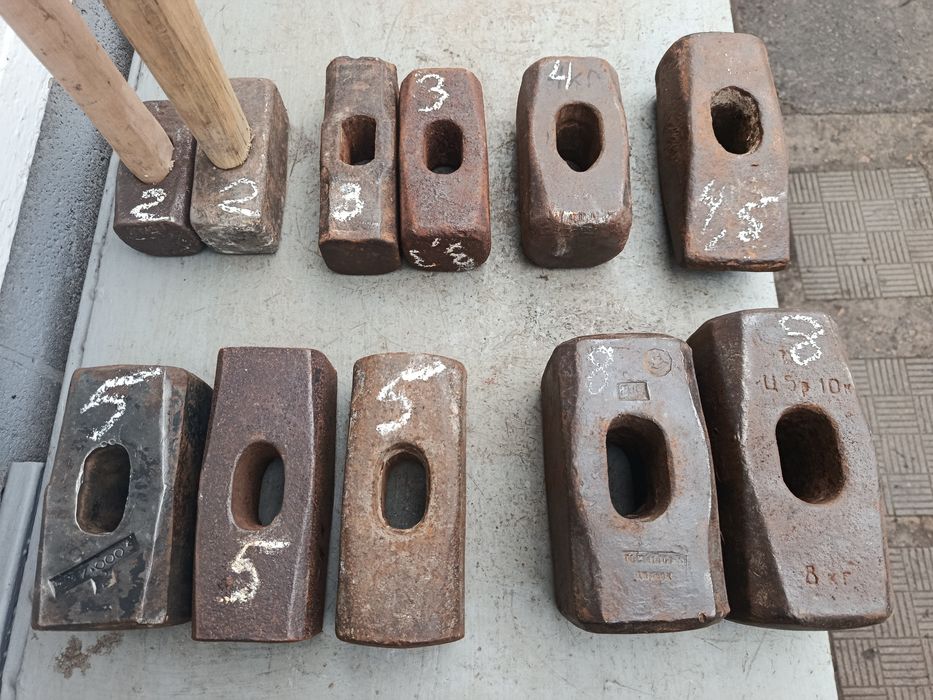 Кувалда молот 2 кг 3 кг 4 кг 5 кг 8 кг  СССР крепкая