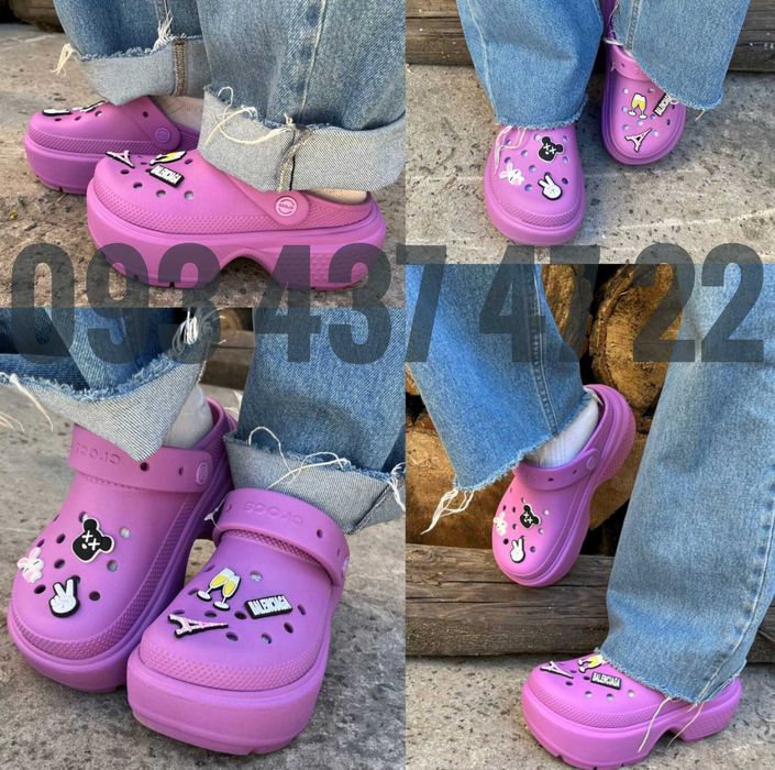 Жіночі крокси на платформі Crocs Stomp Clog Новинка Crocs Crocs Crocs