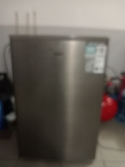 Lodówka wolnostojąca srebrna Candy