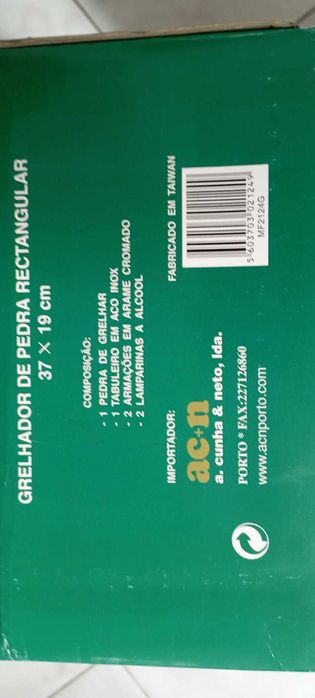 Grelhador de Pedra Retangular
