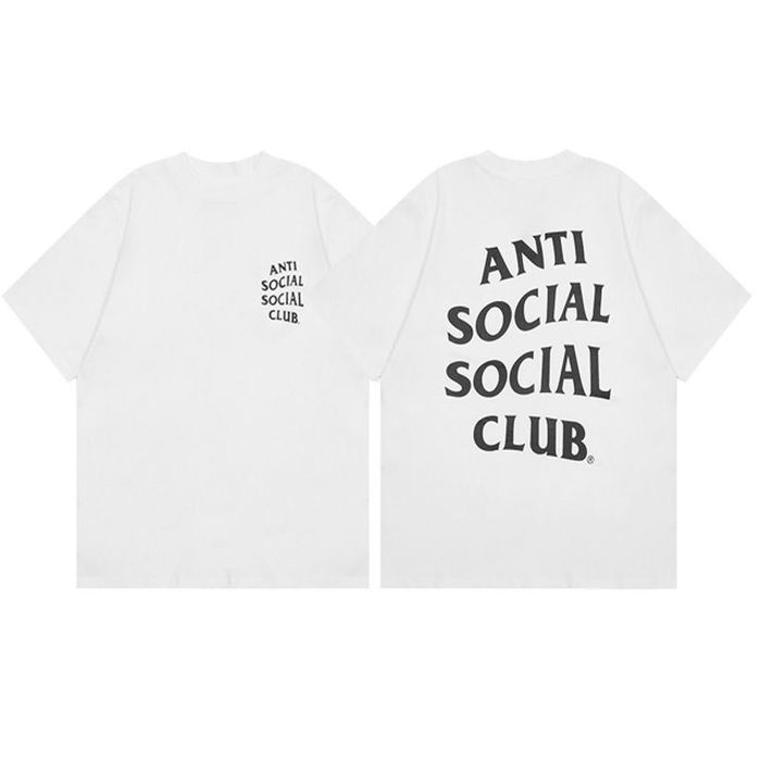 Футболка Anti Social Social Club ASSC анти соціал клаб біла М розмір