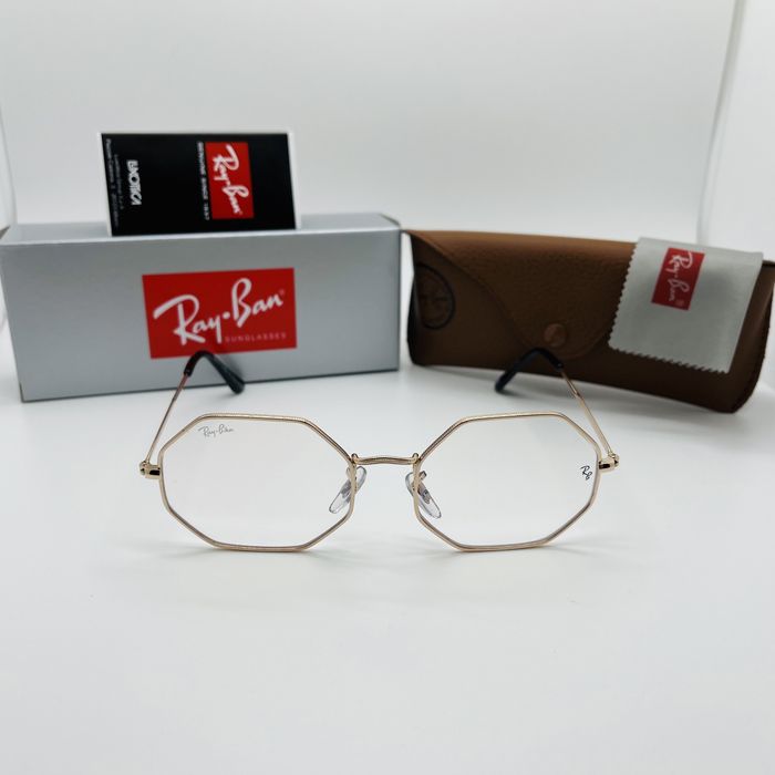 Очки для стиля, имиджа|Оправа Ray Ban Octagon 1972 Gold