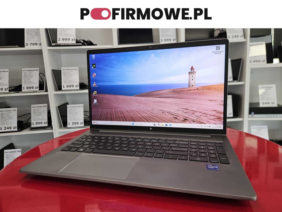 Laptop HP ZBook Power G8 15,6" i7-11850h 32GB RAM 512GB SSD Nvidia RTX A2000 4GB Win 11 Pro Faktura 23% Vat Gwarancja 12 Miesięcy PoFirmowe.pl