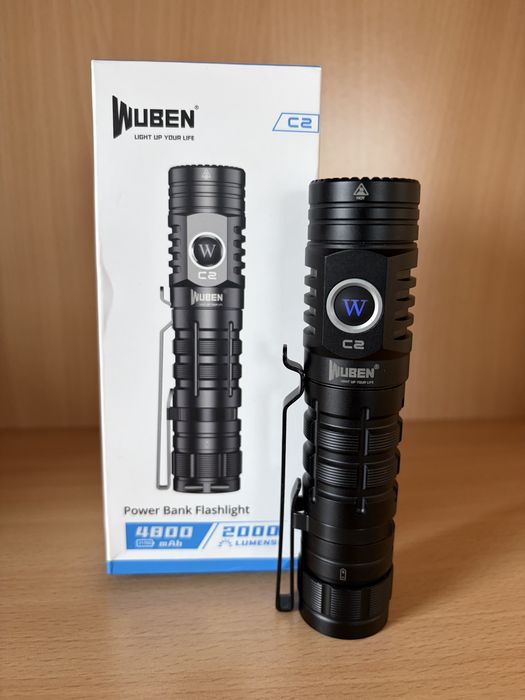 Latarka Wuben C2 z funcją Powerbanku