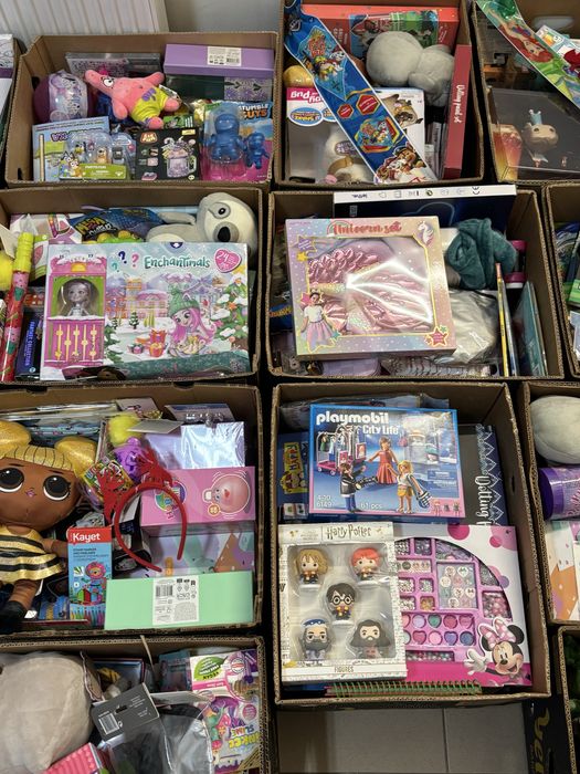 Mystery box zabawki duzy karton nowe kat A zwroty lidl action biedri