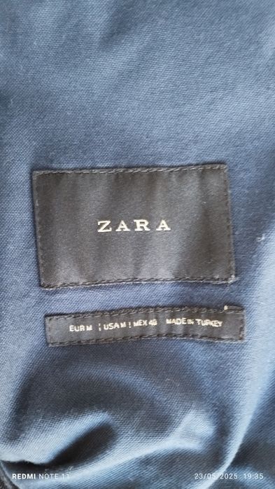 Casaco azul da Zara de homem