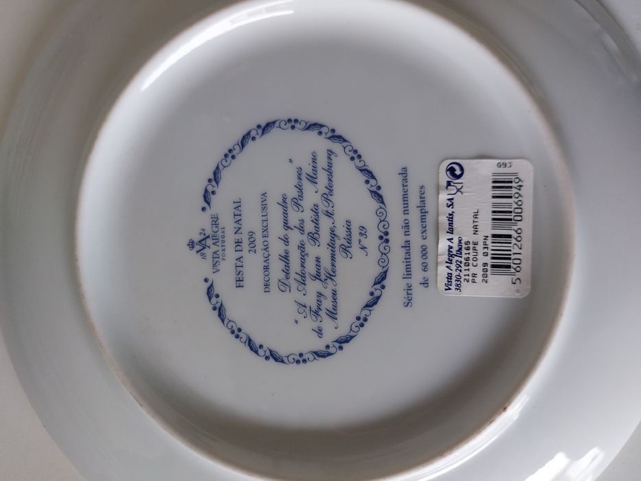 Varios pratos de natal, Vista Alegre  preço entre 10 e 20 euros