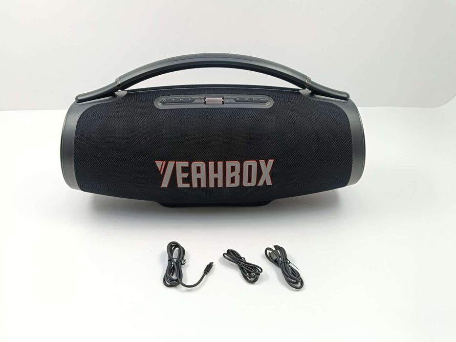 Głośnik Bluetooth YEAHBOX Sonic Boom Ultra czarny 320W 3-drożny Partybox