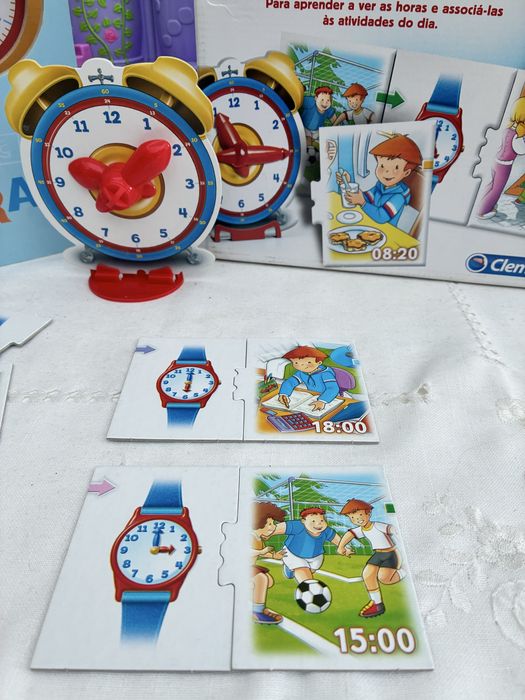 Clementoni Learning Set for Telling Time436415323691427844