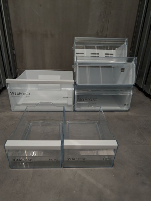 Półki i szuflady do lodówki Bosch KGN39KL35 Poznań