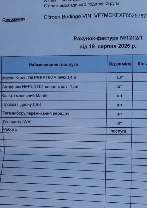 Продам Авто Citroen Berlingo