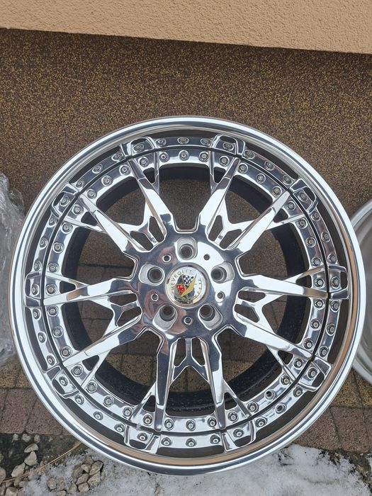Felgi Custom, 3-częściowe, 19/20, 5x120, chromowane, Corvette Bmw M3 M4 M5 M6  Zamiana Moto Auto Cross Quad