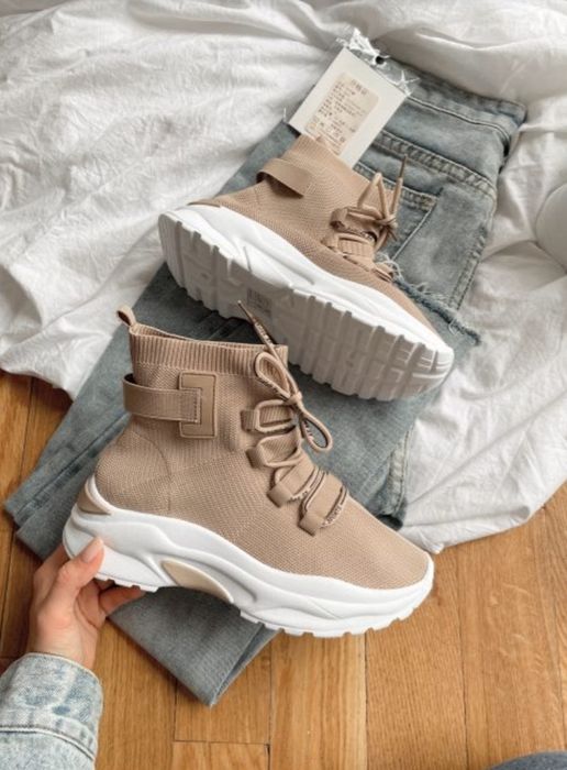 Високі текстильні кроссівки  KE Sports