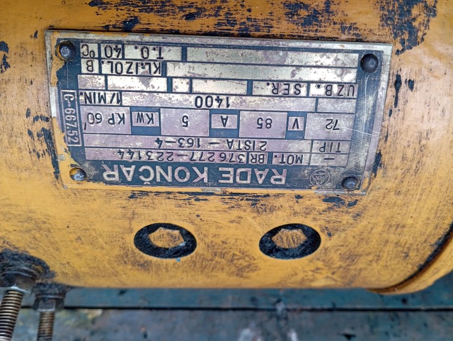 Електродвигун від навантажувача, погрузчика