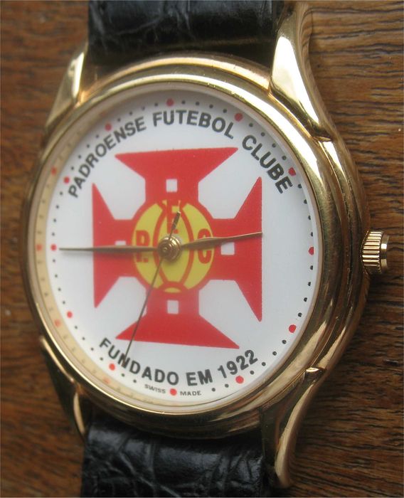 Relógio Vintage Promocional - Padroense Futebol Clube - Swiss Made