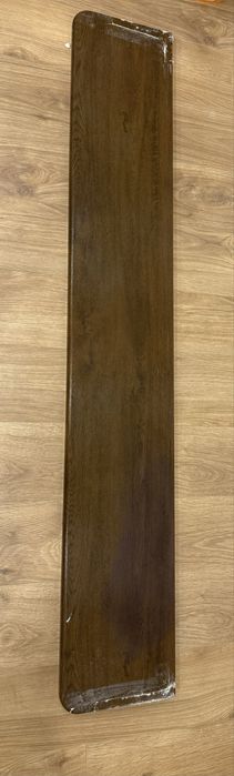 Parapet mdf kolor orzech półka
