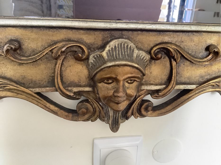 Mesa com espelho, cardencia antiguidades