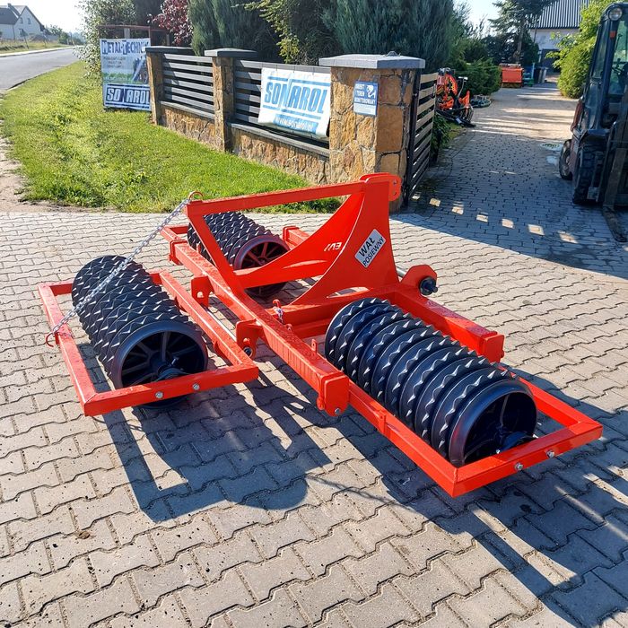 Wyprzedaż ! Ciężki Wał posiewny cembrige 6.2m  2800kg od ręki  !