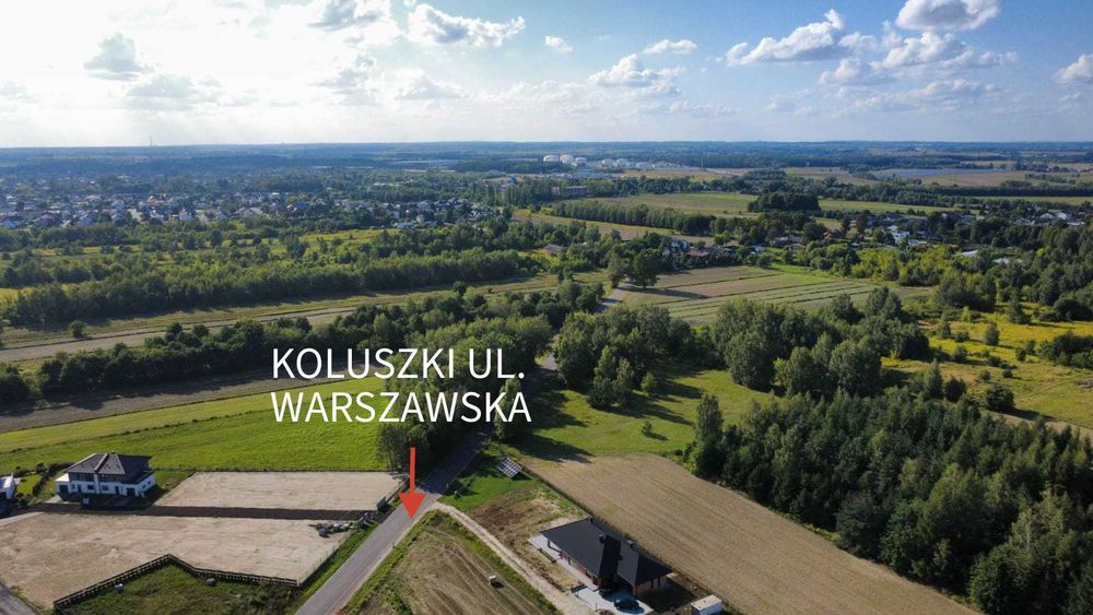 Działki na sprzedaż w Koluszkach z MPZP pod budowę domu i usługi