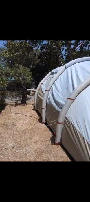QUECHUA Tenda de Campismo Insuflável Air Seconds 5.2 Fresh & Black, 5 Pessoas, 2 Quartos