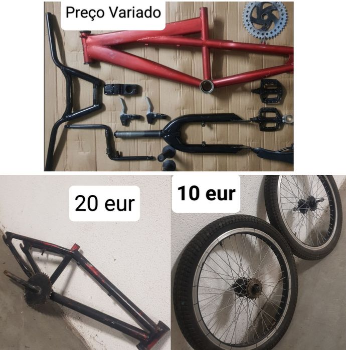 Rodas 27.5 Travões Hidráulicos Suspensão Peças Bmx