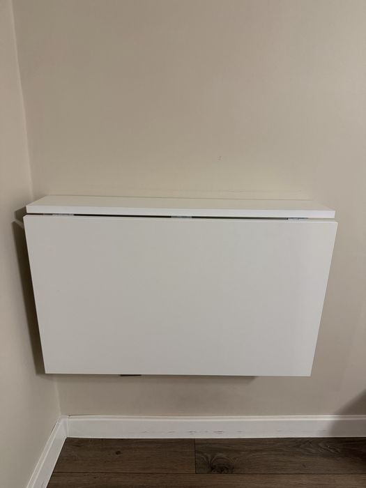 Stolik składany ścienny biały IKEA NORBERG