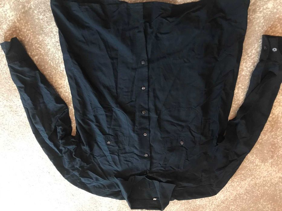 Продам стильную мужскую рубашку (мокрый коттон)